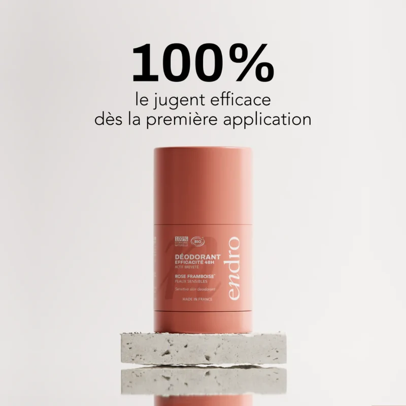 Déodorant Stick Rechargeable Rose Framboise