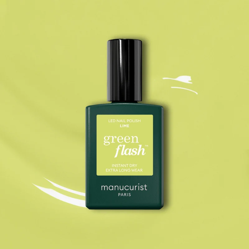 Vernis Green FLASH - Gamme Semi Permanent