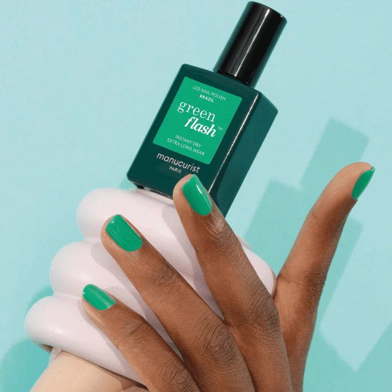 Vernis Green FLASH - Gamme Semi Permanent