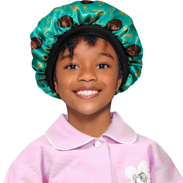 Bonnet de nuit Satin Enfant Le Monde de Karma - Camryn's BFF
