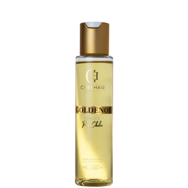 Huile Activatrice de Pousse Chebe & Gingembre GoldenOil - Chebhair