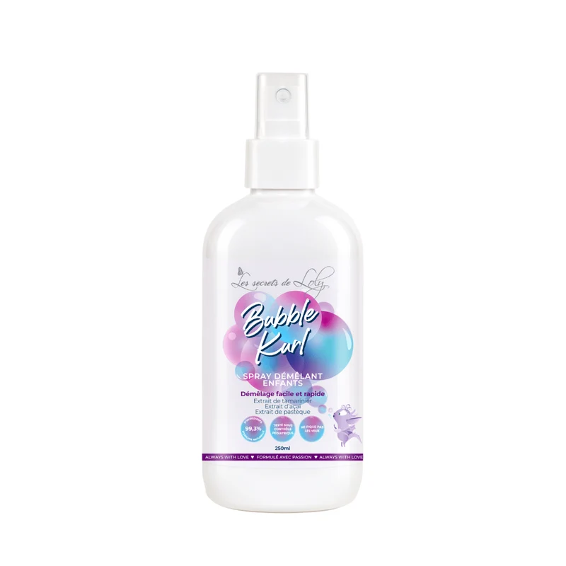 Bubble Kurl - Spray Démêlant Bébé et Enfants