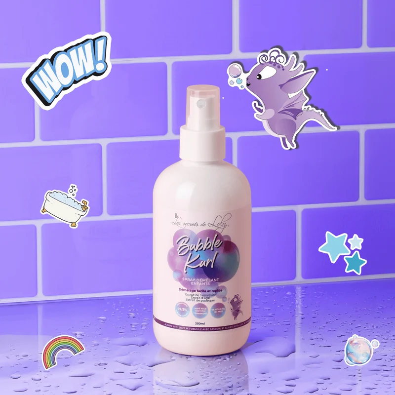 Bubble Kurl - Spray Démêlant Bébé et Enfants