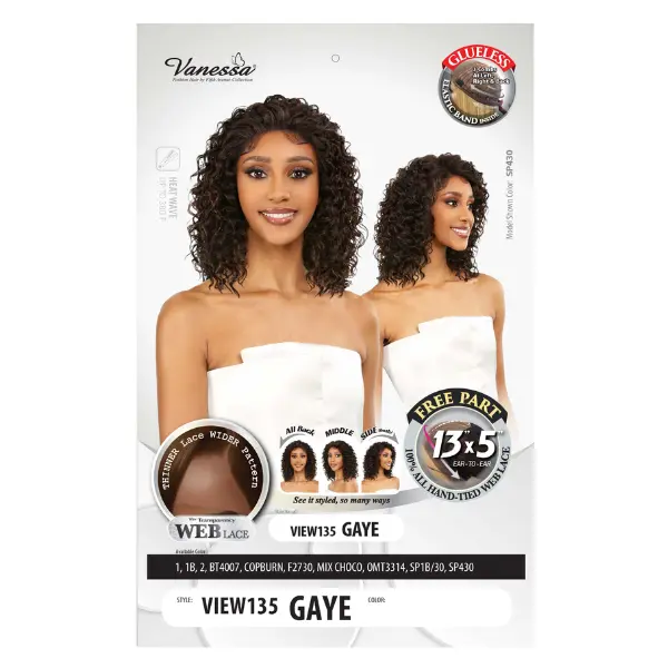Perruque Curly Bob HD Lace 13X5 Gaye - Vanessa