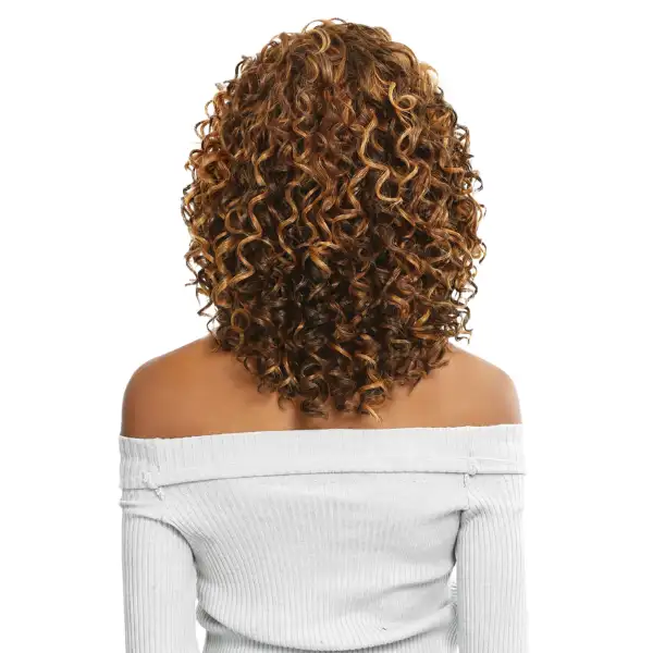 Perruque Curly HD Lace Mi-longue Amanda - Vanessa