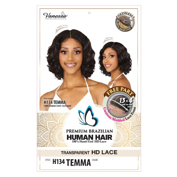 Perruque Naturelle Lace 13X4 Wavy Temma - Vanessa