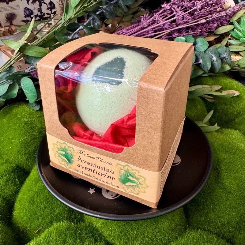 Aventurine Magic Spell Crystal Bath Bomb