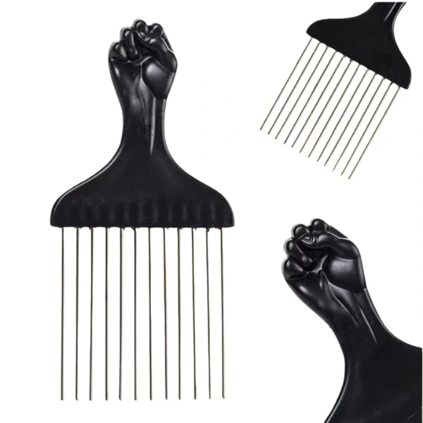 Peigne Afro Dents en Métal