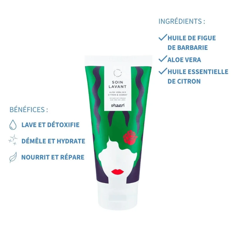 Soin Lavant & Démêlant à l'Aloe Vera