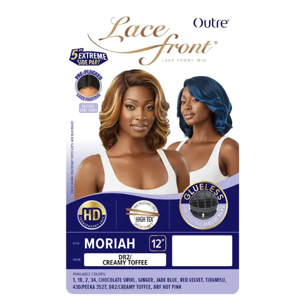 Perruque Lace Front Bob Ondulée Moriah - Outré