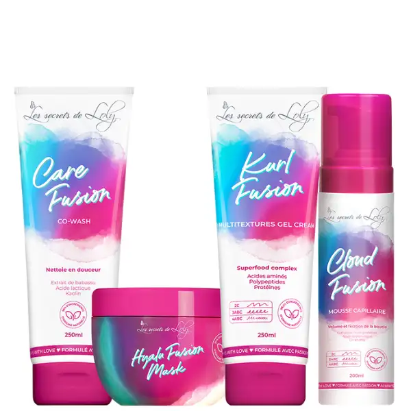Routine Fusion Cheveux Multitextures - Les Secrets de Loly