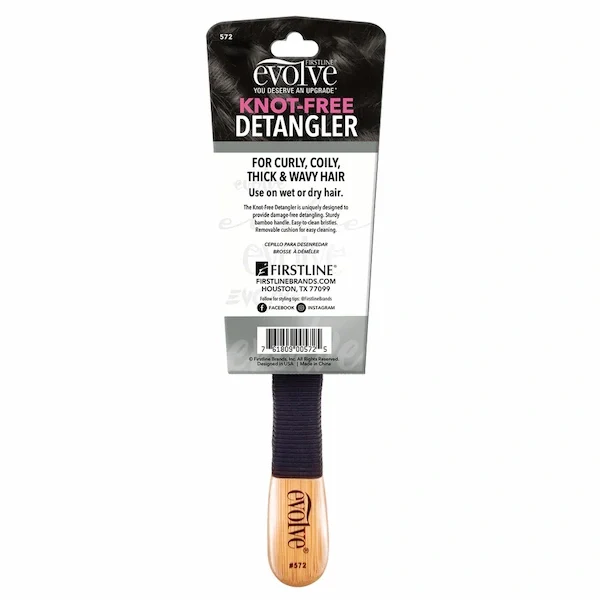 Brosse Démêlante en Bambou - Evolve