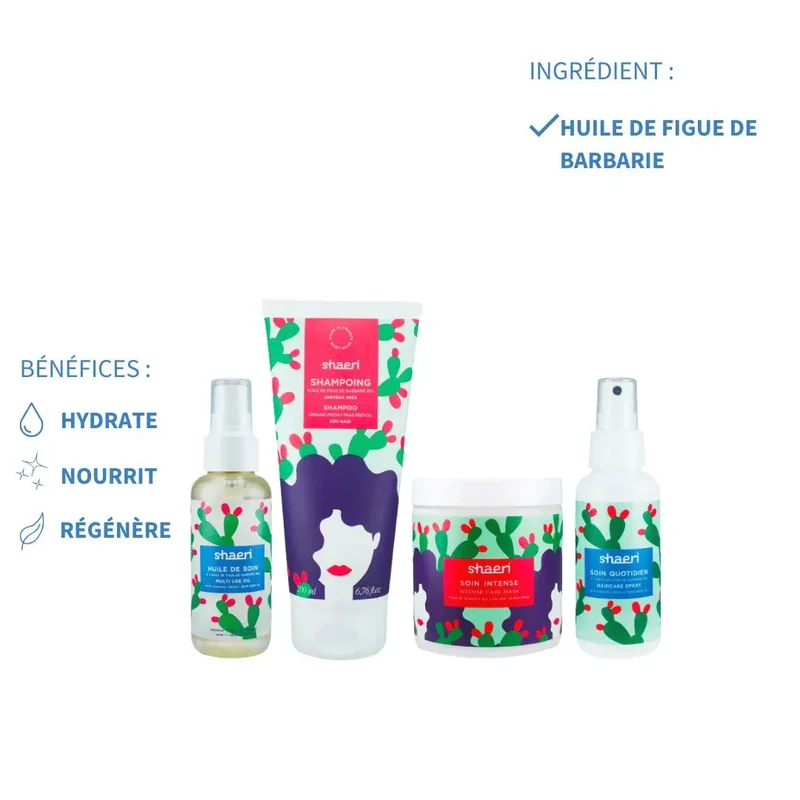 Routine Capillaire Hydratante Magic Cactus - Shaeri