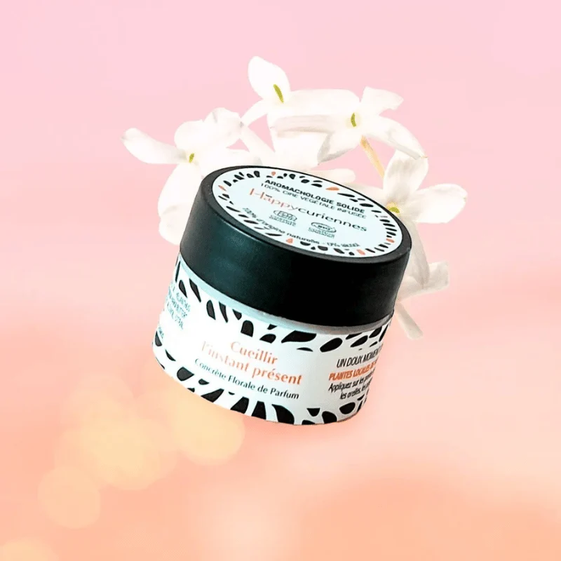 Parfum Solide Apaisant Floral Fruité - Cueillir l’Instant Présent