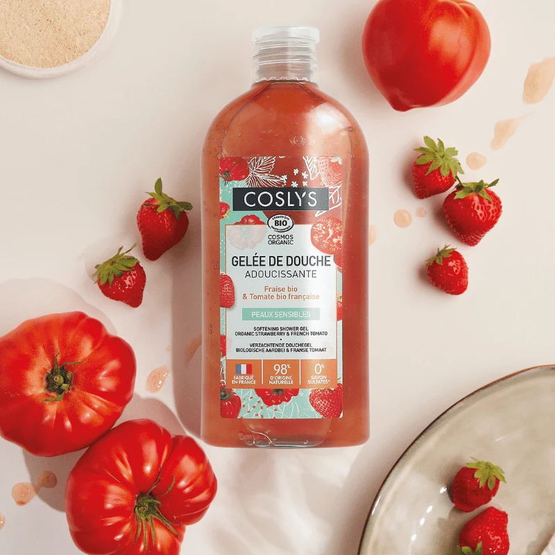 Gelée de Douche Apaisante Fraise-Tomate