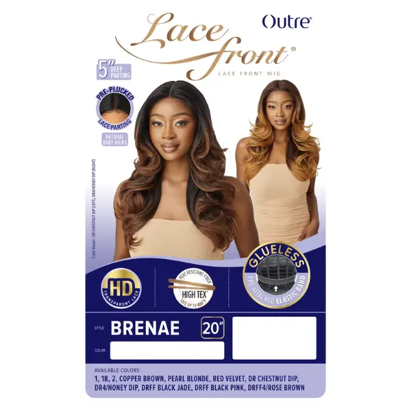 Perruque Lace Front Longue Ondulée Brenae - Outré