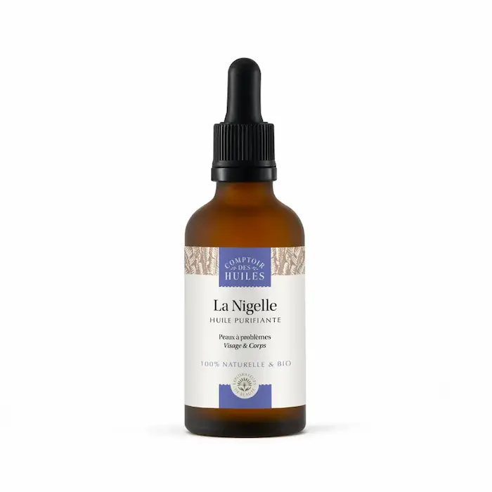 Huile de NIGELLE Anti-Imperfections Bio - Comptoir des Huiles