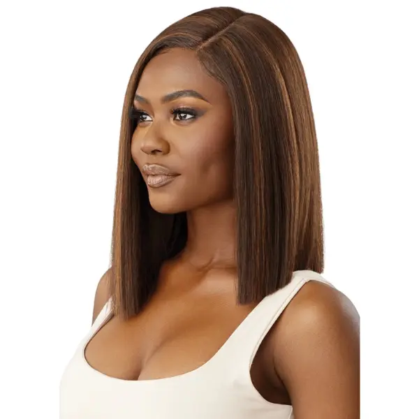 Perruque Bob Lisse Lace Front Fleur - Outré