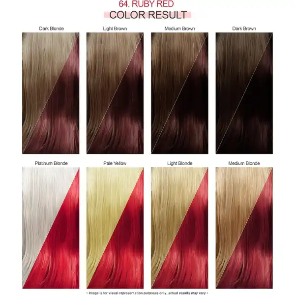 Coloration Semi-permanente 64 Ruby Red - ADORE