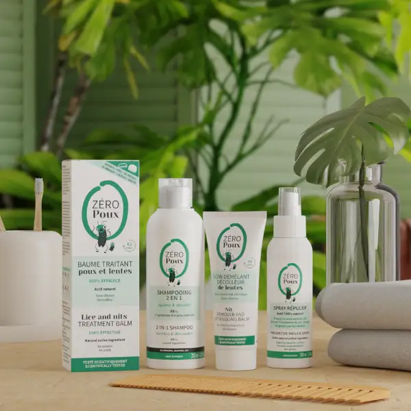 Shampoing 2-en-1 Zéro Poux - Mulato