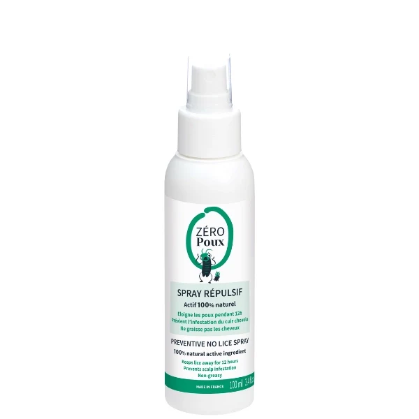 Spray Répulsif Zéro Poux Sans rinçage - Mulato