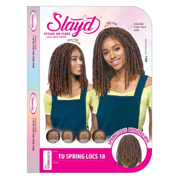 Perruque Lace HD Spring Locs - Vanessa