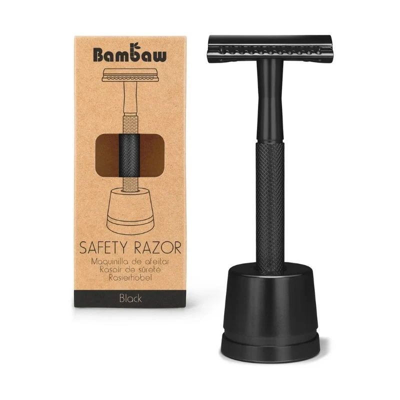 Rasoir de Sureté en Métal avec Support
