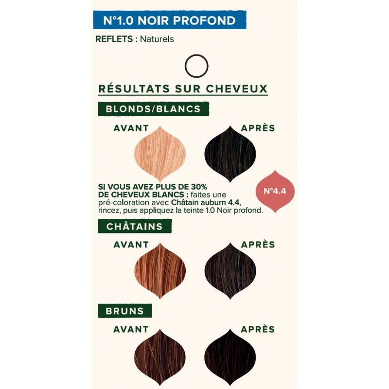 Coloration végétale - 10 teintes