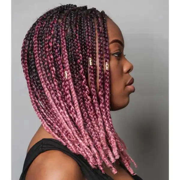 NAOMI Mèches à tresser Rose Tie and Dye Ombre - Mama Rose