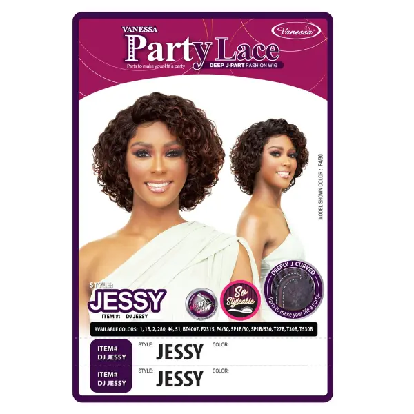 Perruque Lace Part Bouclée Jessy - Vanessa