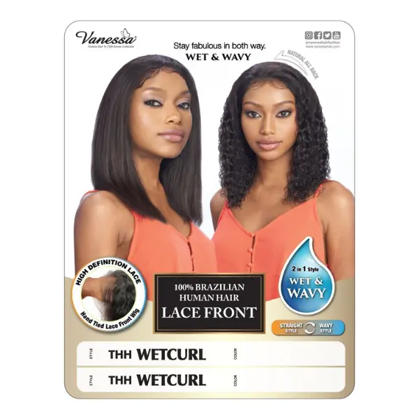 Perruque Naturelle Lace HD Bouclée Wetcurl - Vanessa