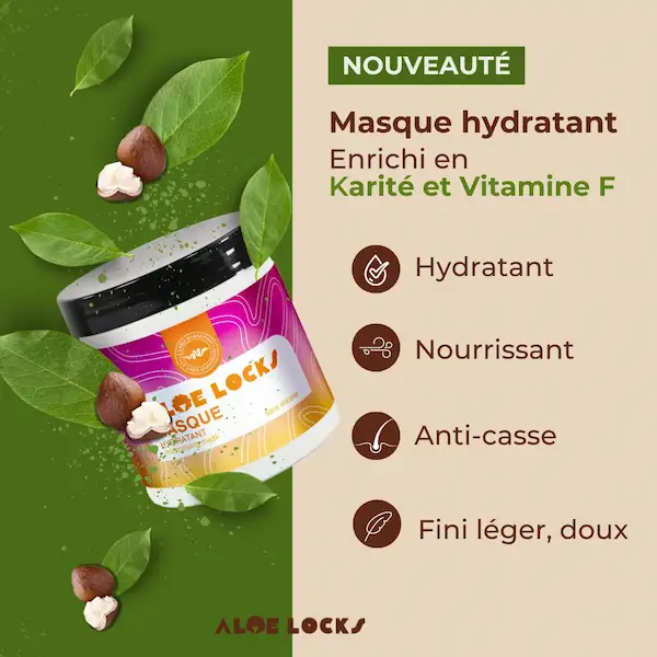 Masque Hydratant Protéiné Aloe Locks - Easy Pouss