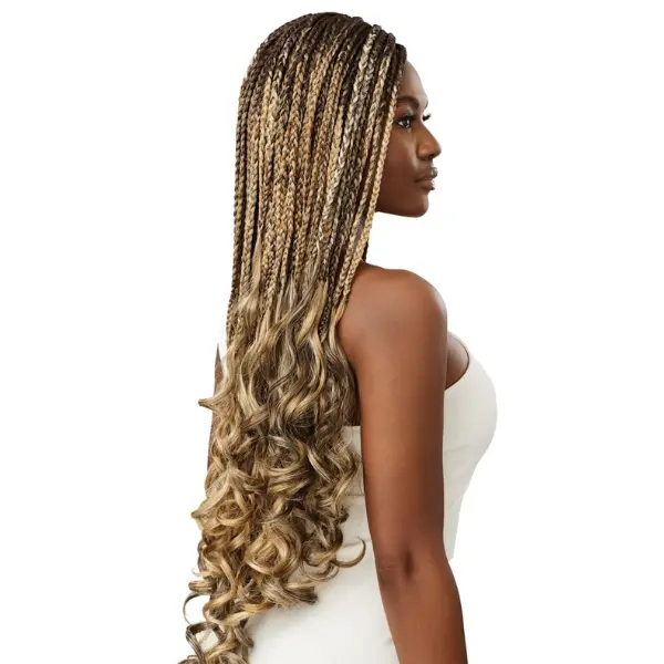 Perruque Lace Wig Tressée French Curl Braids 32" - Outré