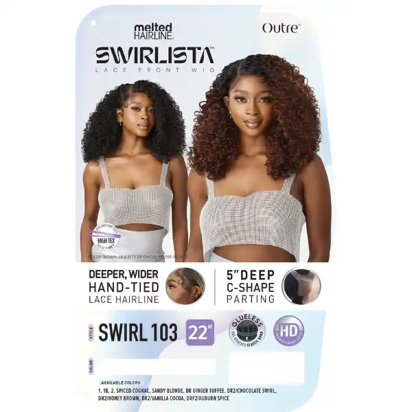 Perruque Lace Front Bouclée Curly Swirl 103 - Outré