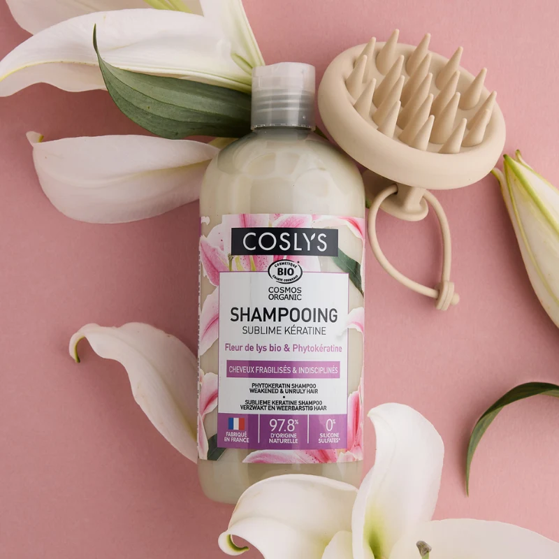 Shampooing Bio Sublime Kératine - Cheveux Fragilisés & Indisciplinés