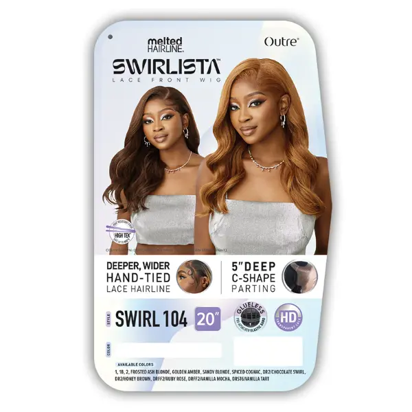 Perruque Lace Front Mi-longue Body Wave Swirl 104 - Outré