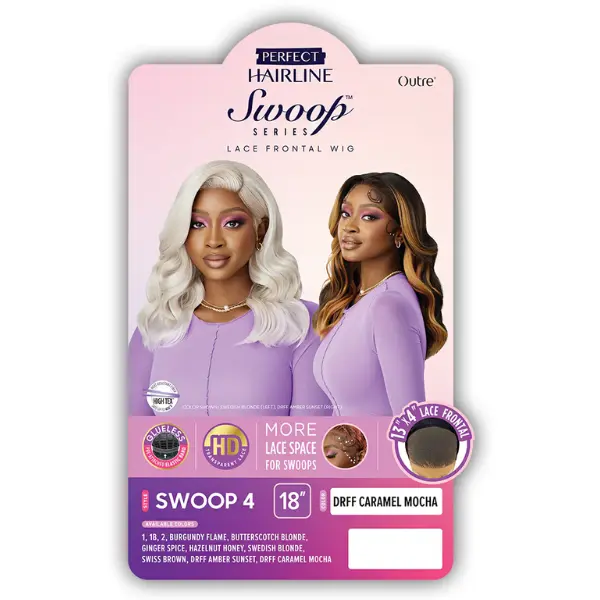 Perruque Lace HD 13X4 Body wave Swoop 4 - Outré