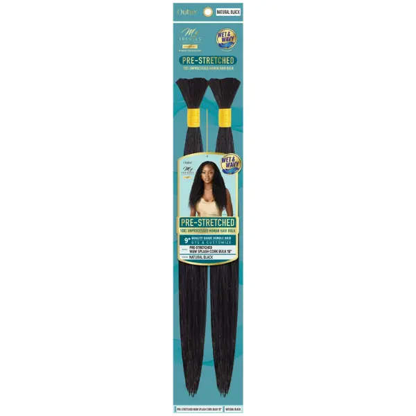 Mèches à Tresser Naturelles Wet&Wavy Splash Cork Bulk - Outré