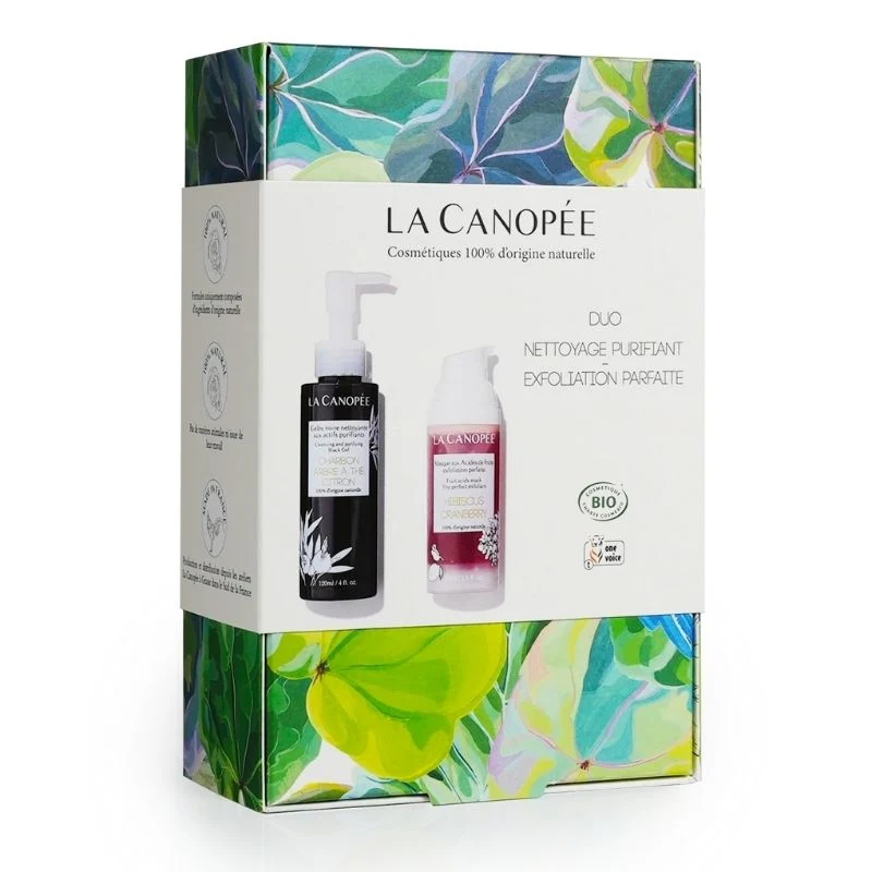 Coffret Duo Nettoyant Purifiant et Exfoliation Parfaite