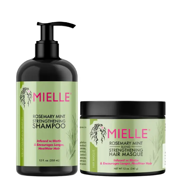 DUO Wash-Day Pousse Cheveux et Vitalité Rosemary Mint - Mielle Organics
