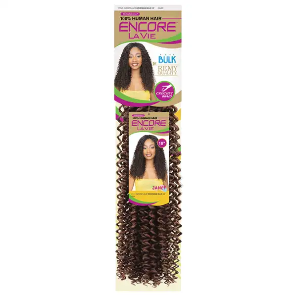 Mèches à Tresser Naturelles Bohemian Bulk - Janet Collection