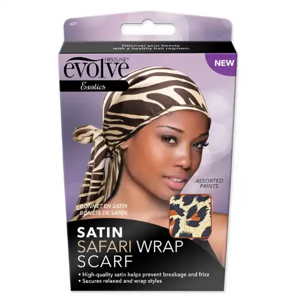 Foulard Satin Wrap Scarf Safari - Evolve