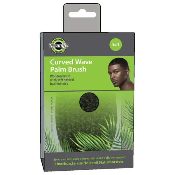Brosse incurvée pour Waves 360 à poils DURS de sanglier - Dreamfix