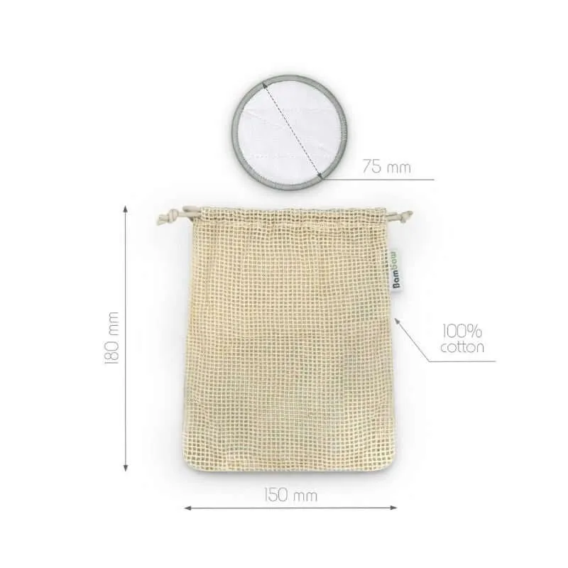 16 Disques Démaquillants Lavables