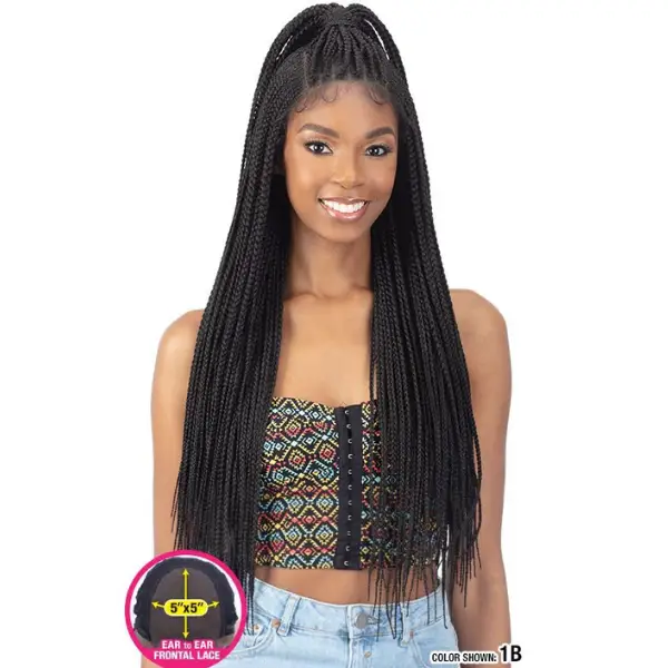 Perruque Tressée Pre-Stretched Box Braids - Model Model