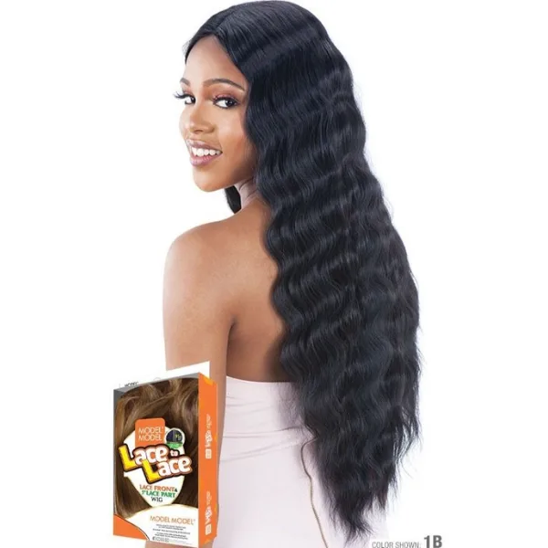 Perruque Loose Wave Triple Barrel Curl - Model Model