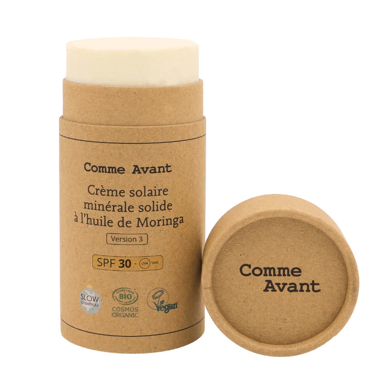 Crème Solaire Minérale Solide SPF30
