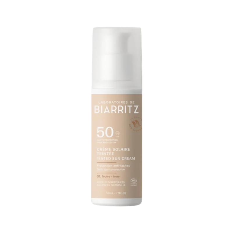 Crème Solaire Teintée SPF 50