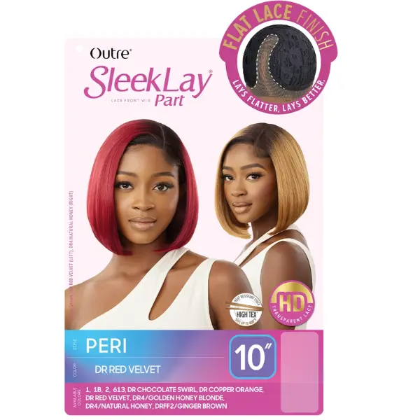 Perruque Bob Lisse HD Lace Peri - Outré