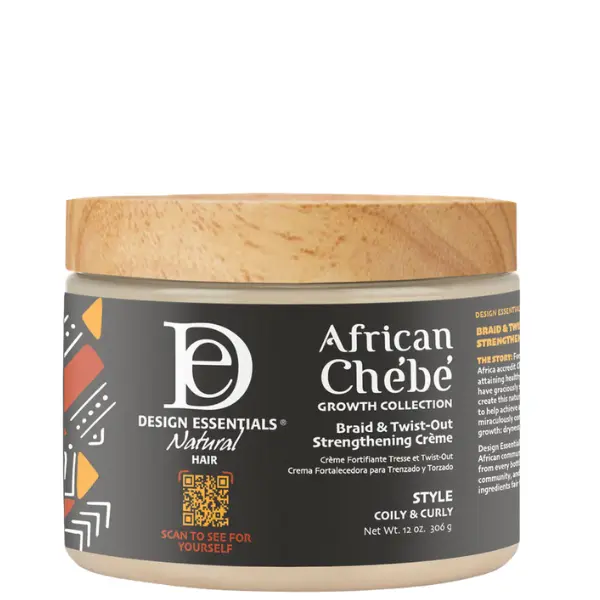 Crème Fortifiante Braid & Twist-Out - Design Essentials African Chébé